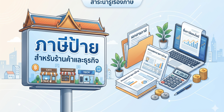 ภาษีป้าย 2569 คืออะไร? ทำไมเจ้าของป้ายโฆษณาต้องรู้